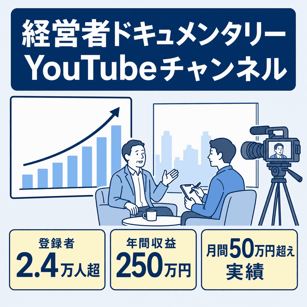 ビジネス・副業・投資のYouTubeチャンネル案件