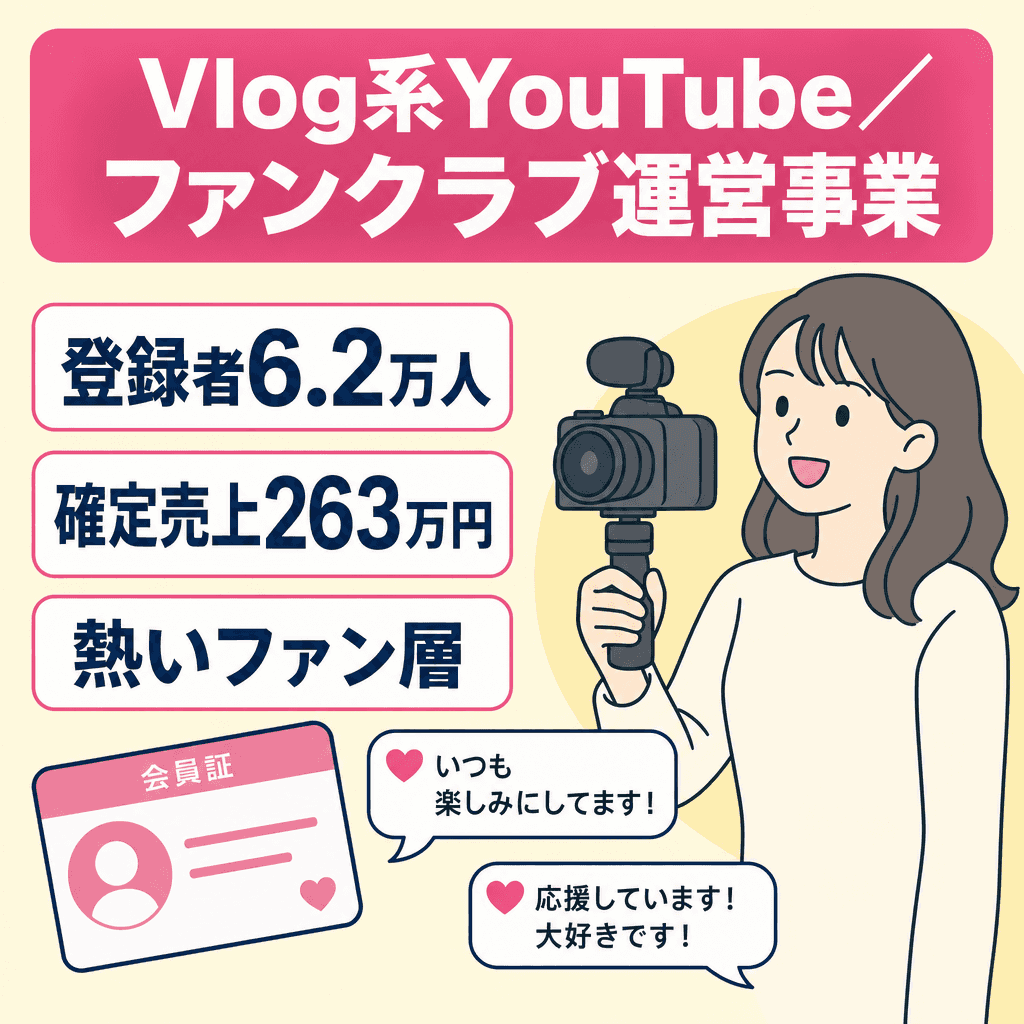 ライフスタイル・VlogのYouTubeチャンネル案件
