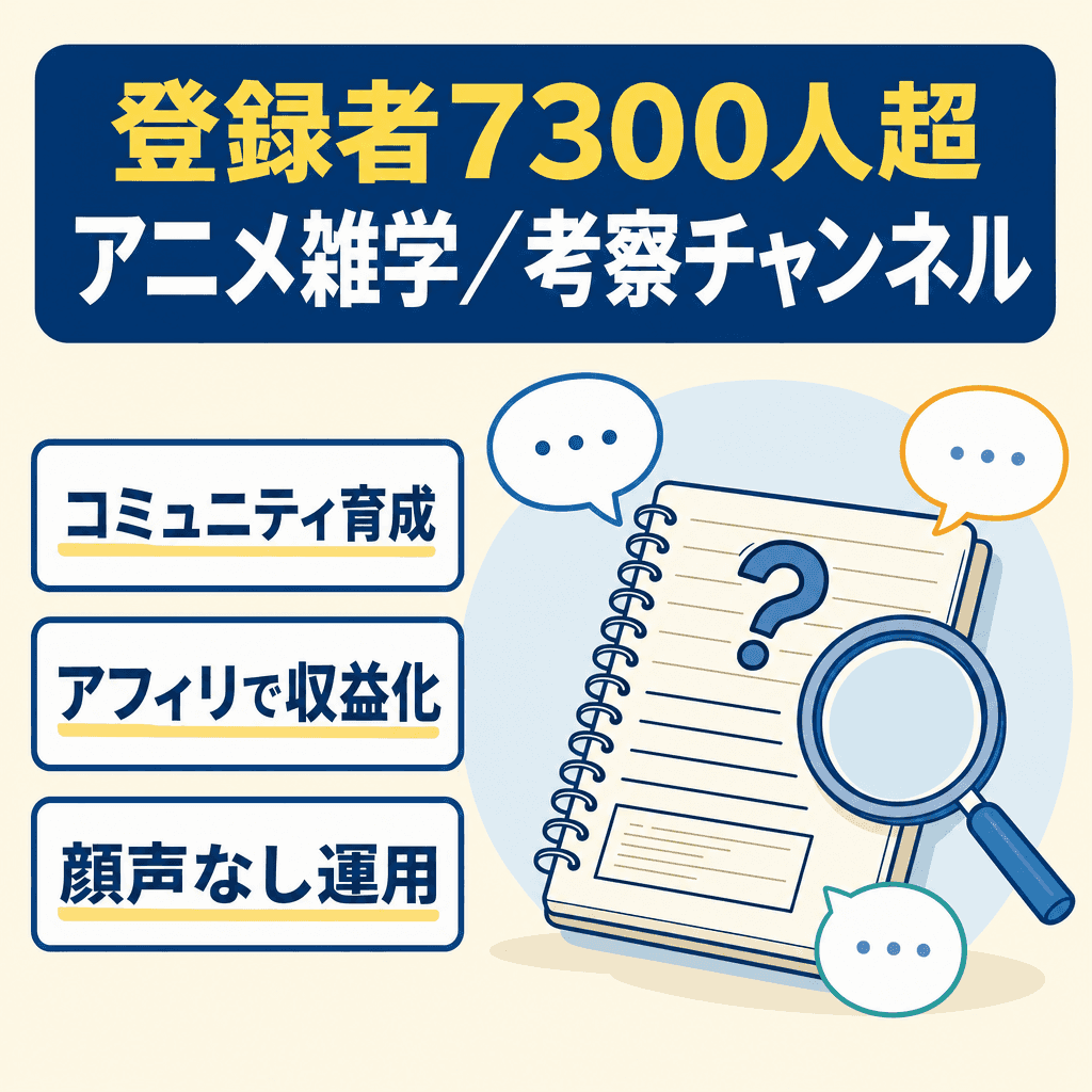 ニュース・解説のYouTubeチャンネル案件
