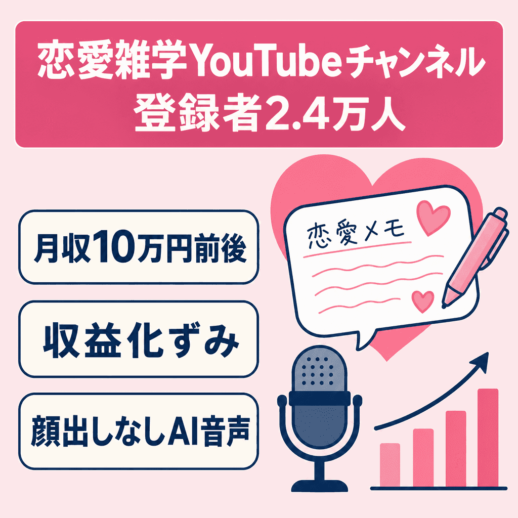 ビジネス・副業・投資のYouTubeチャンネル案件