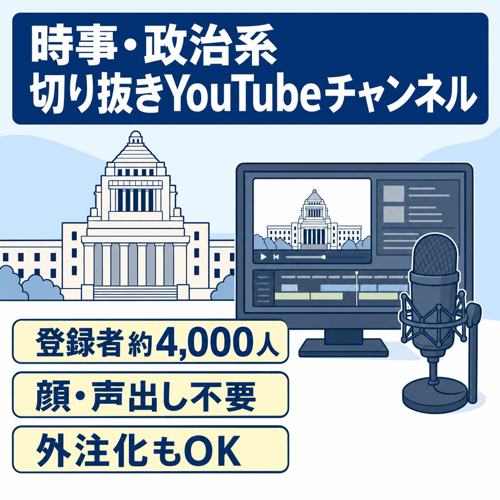 ニュース・解説のYouTubeチャンネル案件