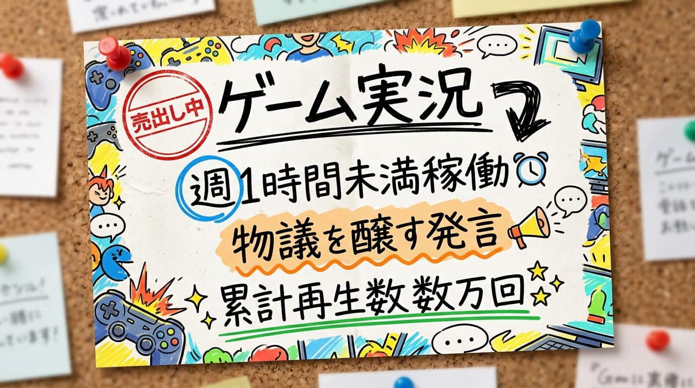 ゲーム・実況のYouTubeチャンネル案件