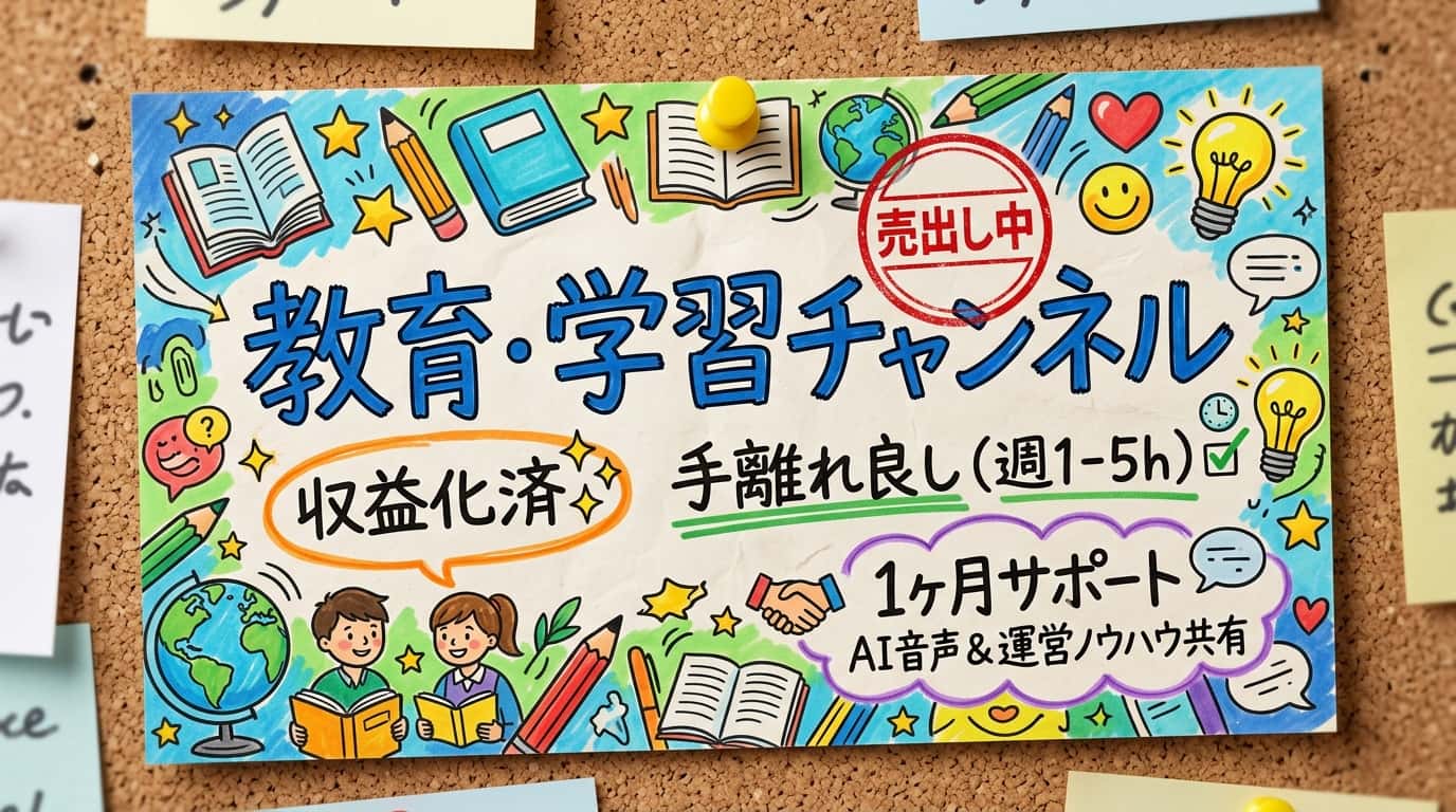 教育・学習のYouTubeチャンネル案件