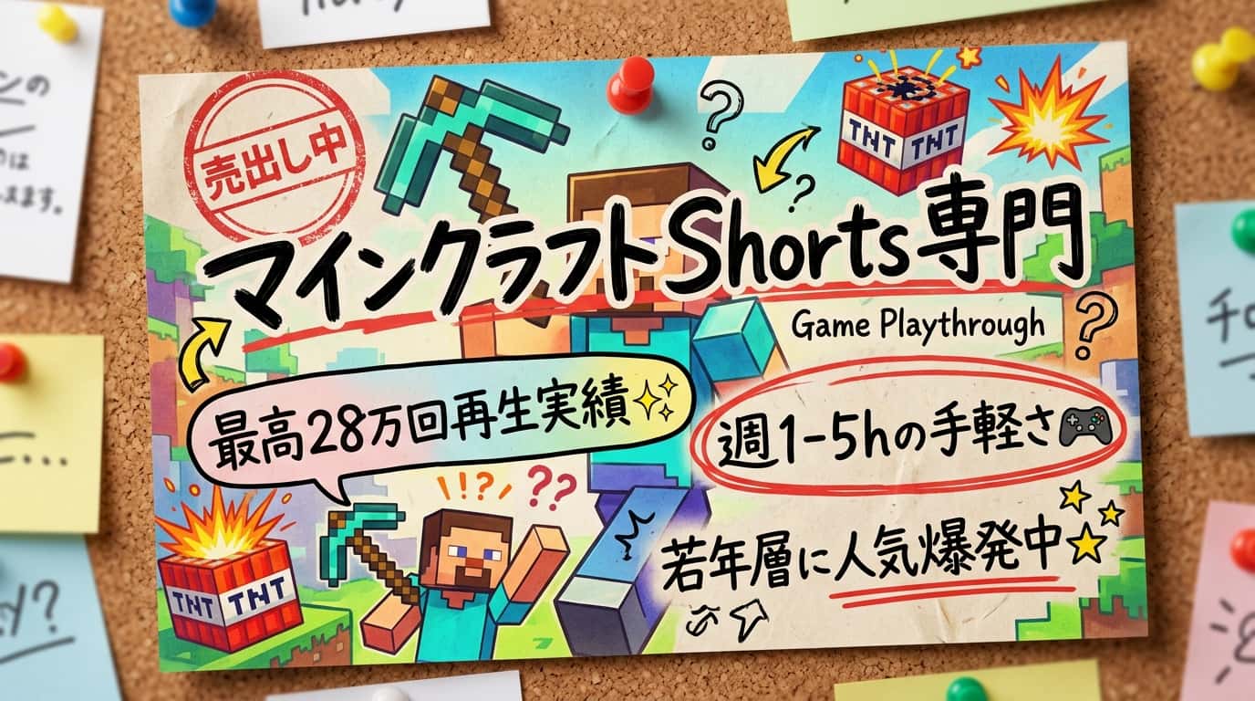 ゲーム・実況のYouTubeチャンネル案件