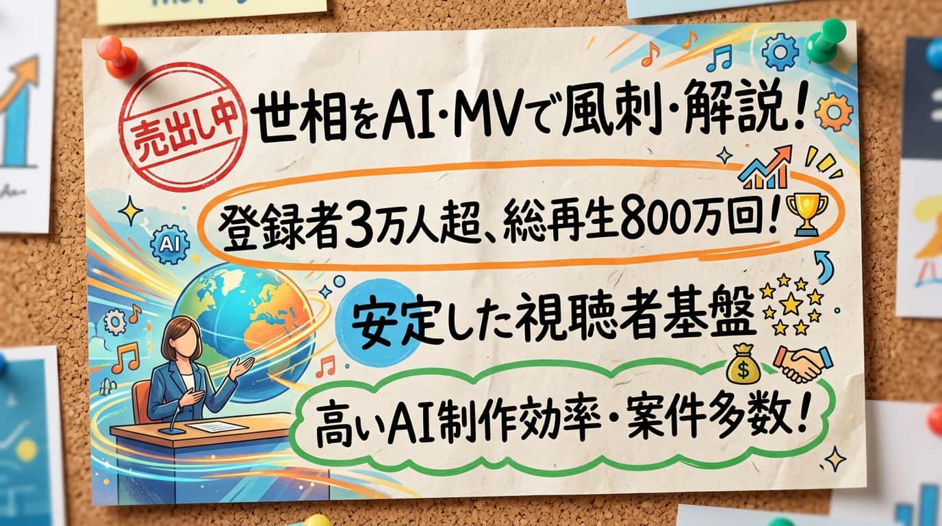 ニュース・解説のYouTubeチャンネル案件
