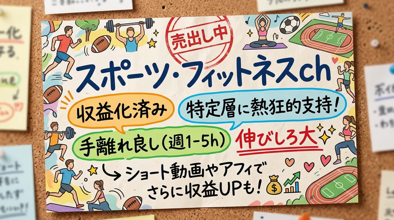スポーツ・フィットネスのYouTubeチャンネル案件