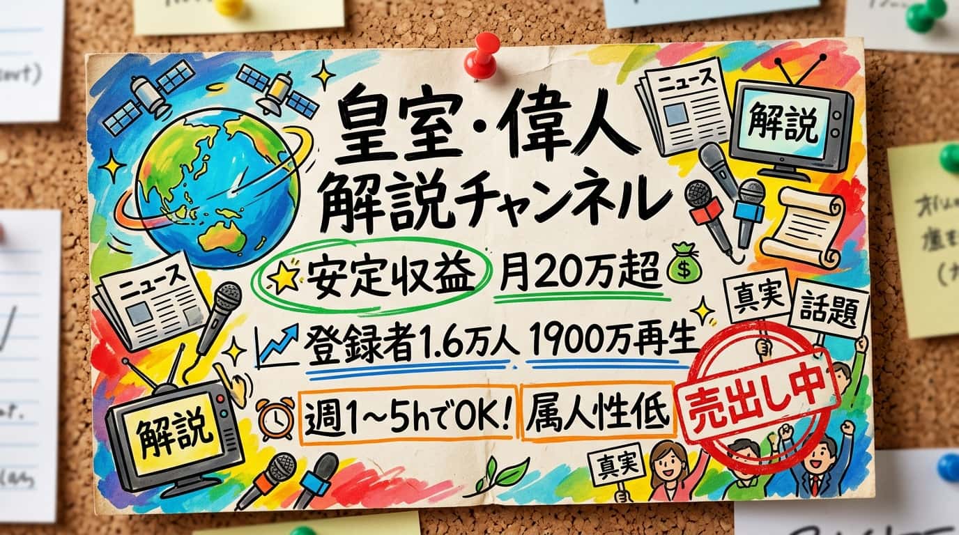 ニュース・解説のYouTubeチャンネル案件