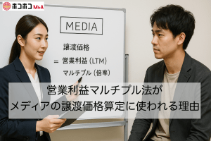 Webメディアの譲渡価格算定に営業利益マルチプル法が使われる理由